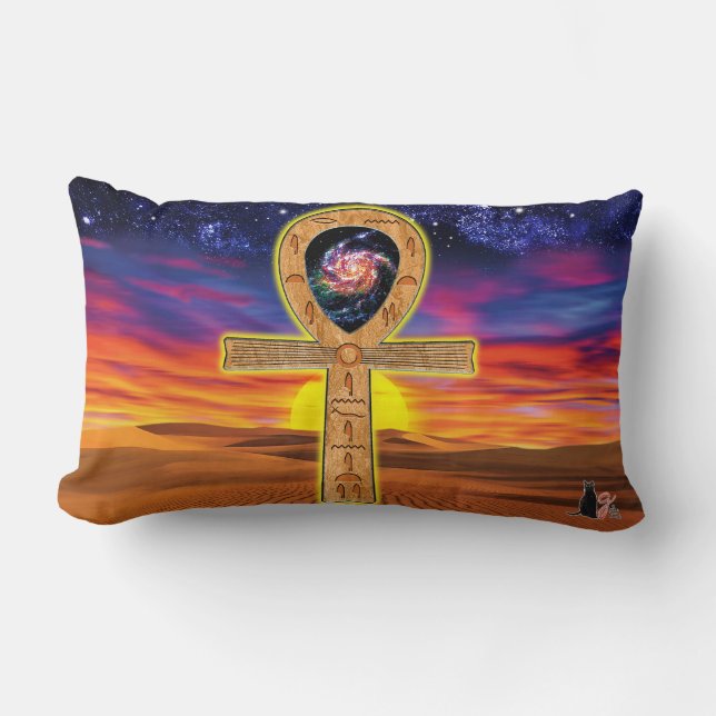 Cojín Lumbar Ankh (Anverso)