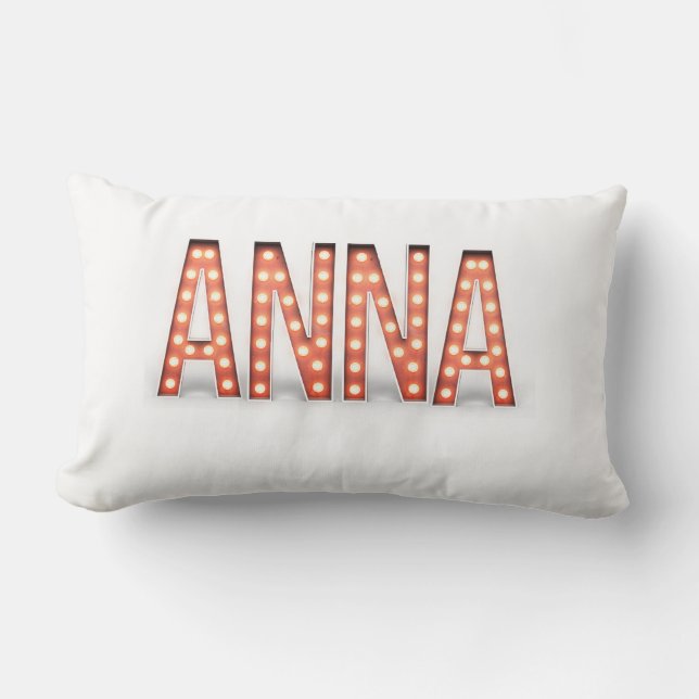 Cojín Lumbar Anna Marquee Lights (Anverso)