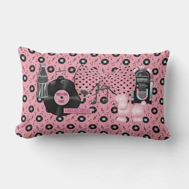 Cojín Lumbar Años 50 fabulosos (Anverso)