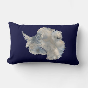 Cojín Lumbar Antártida (imágenes de mármol azul de la NASA)