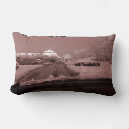 Cojín Lumbar anteojos de color rosa