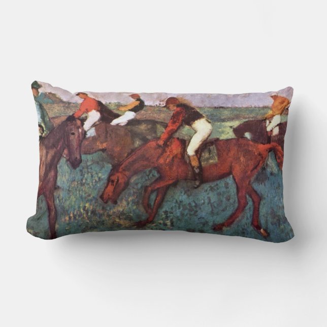 Cojín Lumbar Antes del inicio de la formación de Jockeis - Pint (Anverso)