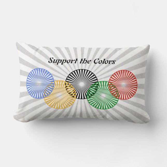 Cojín Lumbar Apoya los colores - (Anverso)