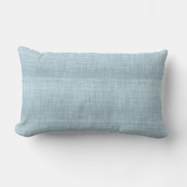 Cojín Lumbar Aqua Linen Textura Lumbar Pillow