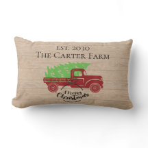 Árbol de Navidad de Camión Rojo personalizado