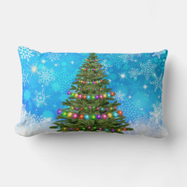 COJÍN LUMBAR ÁRBOL DE NAVIDAD SNOWY