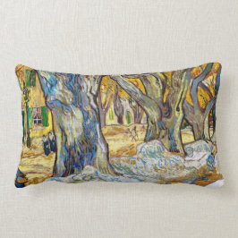 Cojín Lumbar Árboles planos grandes de Vincent van Gogh