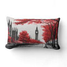 Árboles rojos y Big Ben