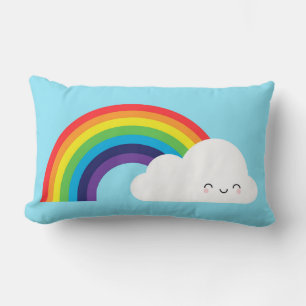 Cojín Lumbar Arcoíris Kawaii