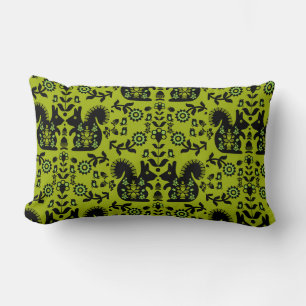 Cojín Lumbar Ardilla Escandinavia Nórdica Arte Popular