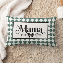 Arlequín de Cuadros Verdes Mama Personalizada Est.