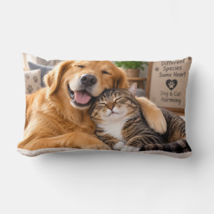 Cojín Lumbar Armonía entre perros y gatos