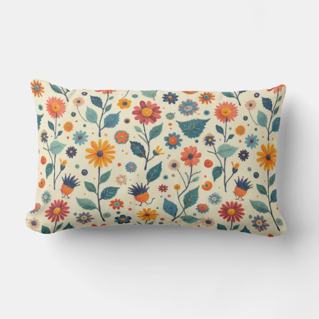 Cojín Lumbar Armonía floral Cushion lumbar (Anverso)