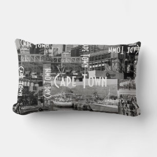 Cojín Lumbar Arquitectura Monocromática del Paisaje Cítrico de 