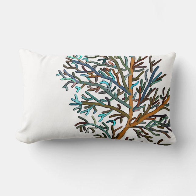 Cojín Lumbar Arrecife de coral (Anverso)