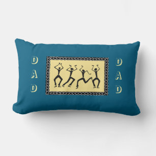 Cojín Lumbar Arte africano asombroso baile Fiesta