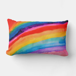 Cojín Lumbar Arte arco iris
