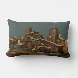 Cojín Lumbar Arte de minería de carbón de carbón de antracita d