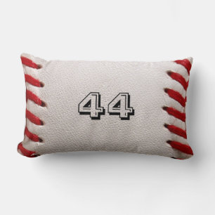 Cojín Lumbar Arte personalizado de números de béisbol – Foto de