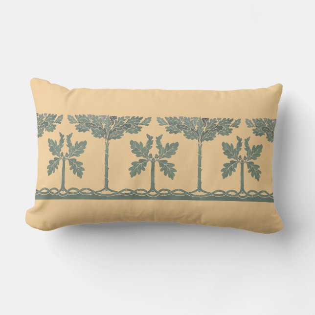 Cojín Lumbar Artes y artesanías, artesano, roble de estilo de m (Anverso)