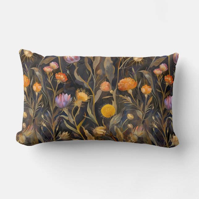 Cojín Lumbar Artes y artesanías silvestres y silvestres de Esco (Anverso)