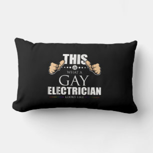 Cojín Lumbar Así Se Ve Un Electricista Gay Como LGBT