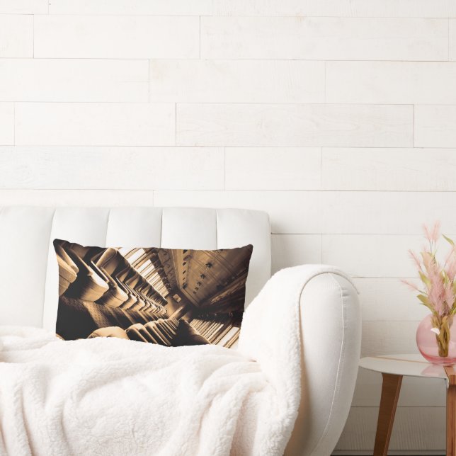 Cojín Lumbar Asientos de tren de Sepia (Sofá)