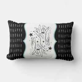 Cojín Lumbar ASL ILY Handsign Pillow