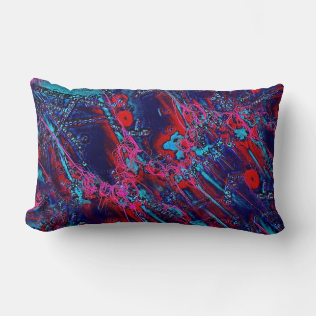 Cojín Lumbar Asterionelopsis en rojo (Anverso)