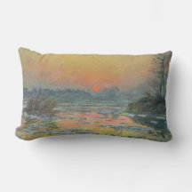 Atardecer en el río Sena en invierno (Claude Monet
