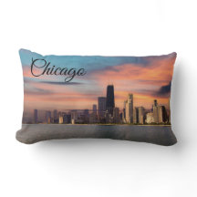 Atardecer profundo sobre Chicago