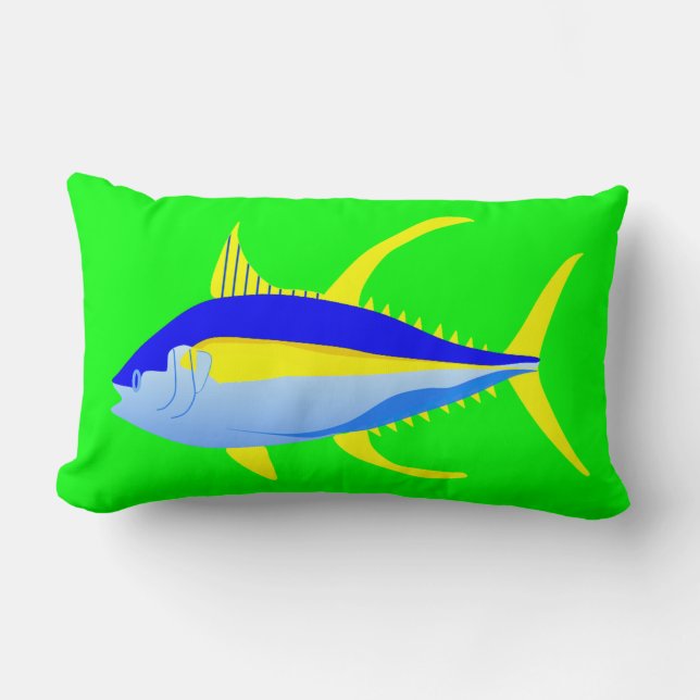 Cojín Lumbar Atún de trucha salmonada (Anverso)