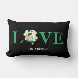 Cojín Lumbar Audaz Fuente Amor Foto Shamrock San Patrick's Day