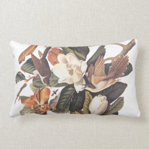 Cojín Lumbar Audubon Black Billing Cuckoo Lumbar Pillow