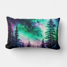 Aurora Boreal Celeste Luces del Norte Vívidas 