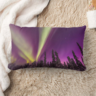 Cojín Lumbar Aurora Boreal Luces del Norte Fairbanks Alaska