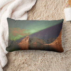 Cojín Lumbar Aurora boreal, luces polares