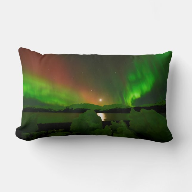 Cojín Lumbar Aurora mágica (Anverso)