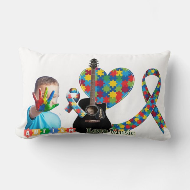 Cojín Lumbar Autism (Anverso)