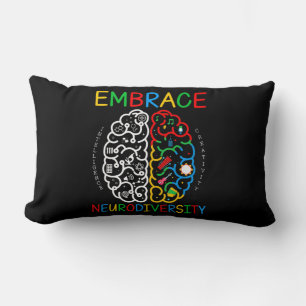 Cojín Lumbar Autism Awareness Shirt Abrazo Neurodiversidad TDAH