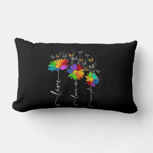 Cojín Lumbar Autism Awareness Shirt Live Love Acepta Autismo Fl