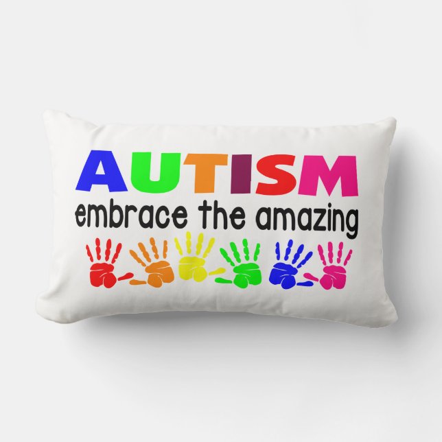 Cojín Lumbar AutismLumbar Pillow 13" x 21" (Anverso)