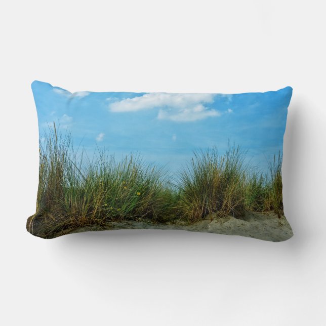 Cojín Lumbar Avena de playa en las dunas (Anverso)