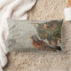 Cojín Lumbar Aves de cosecha ruidosa Nest Woodland Gray Script  (Blanket)