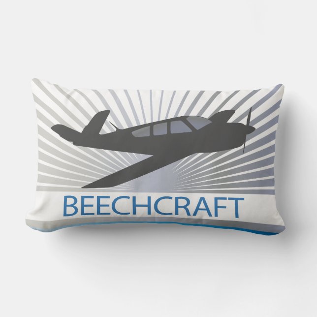 Cojín Lumbar Aviones de Beechcraft (Anverso)