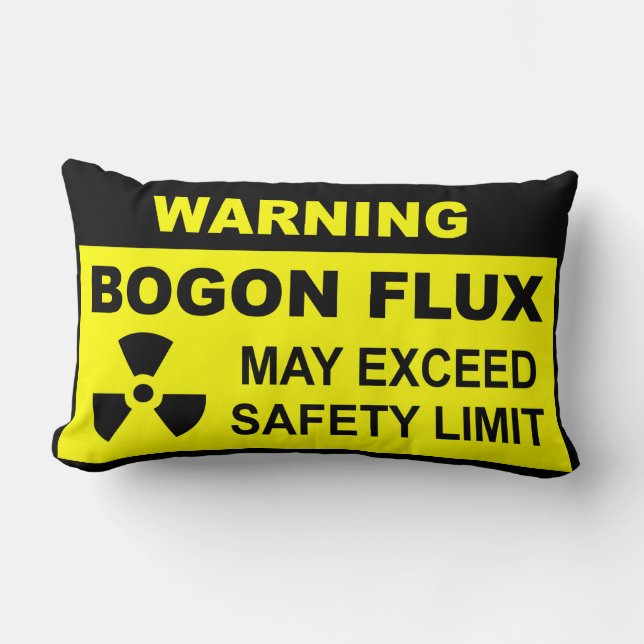 Cojín Lumbar Aviso: Flux de Bogon (Anverso)