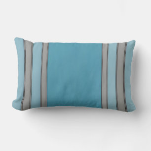 Cojín Lumbar Azul, gris, negro simple como eso