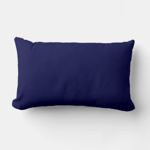 Cojín Lumbar Azul Marino Sólido