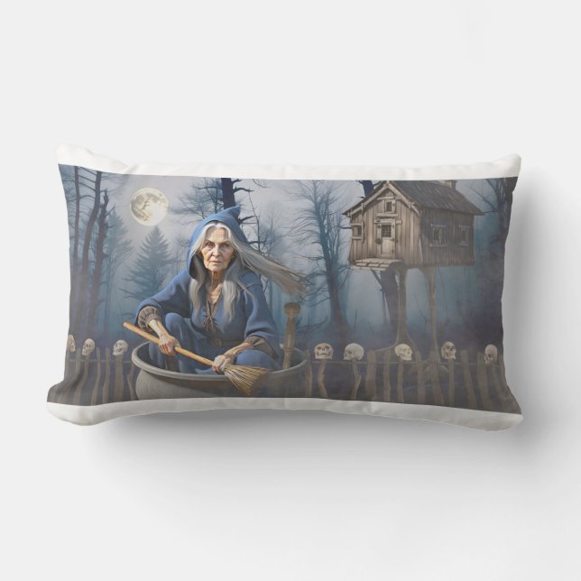 Cojín Lumbar Baba Yaga Pillow (Anverso)