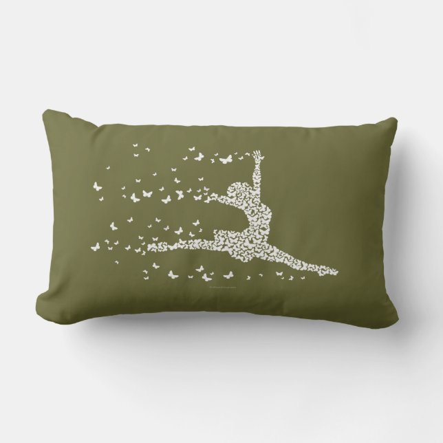 Cojín Lumbar Bailarina de mariposa Lumbar Pillow (Anverso)